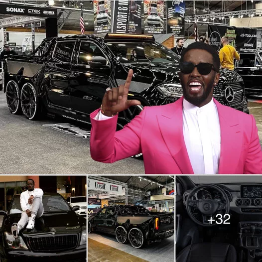 “Sean Combs splurges on one-of-a-kind Mercedes X-Class 6×6, showcasing his patient spending habits”