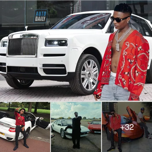 “Wizkid’s love for luxury cars: A glimpse into his multi-million-dollar collection”