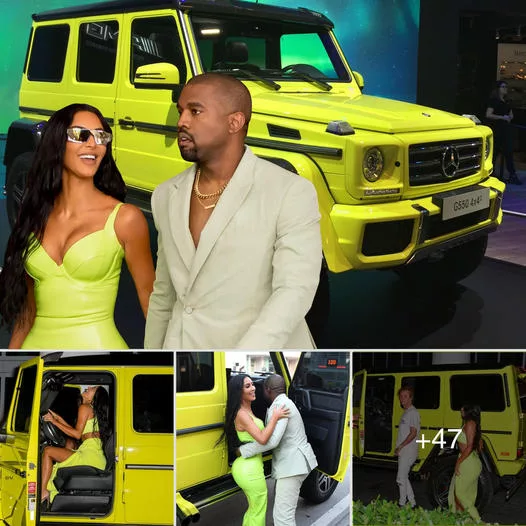 “Kim Kardashian Receives a Unique Mercedes G550 4×4 SUV from Husband Kanye West”