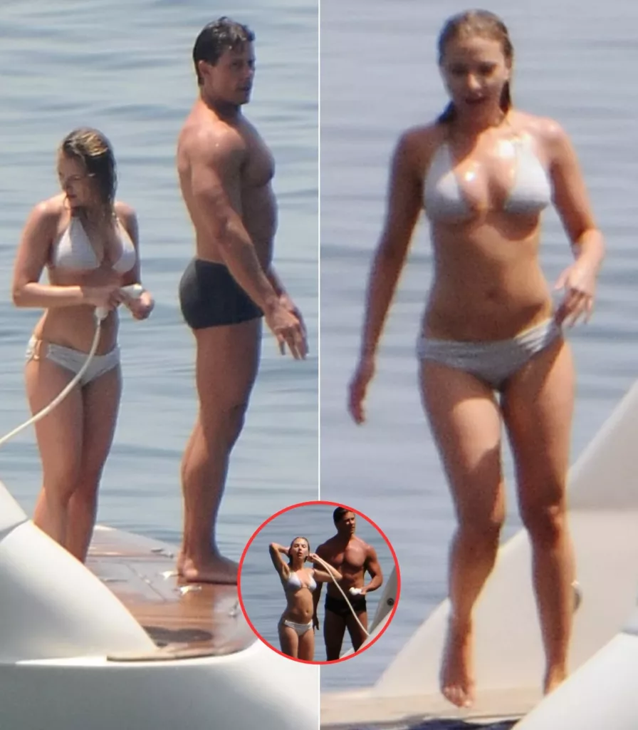 The Watchful Eye: Scarlett Johansson’s Bodyguard Keeps a Close Watch as She Soaks Up the Sun in a White Bikini